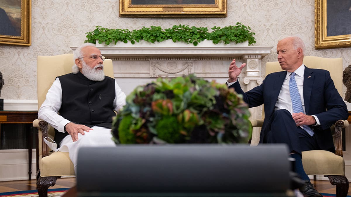 Biden welcomes Modi to White House with South Lawn ceremony