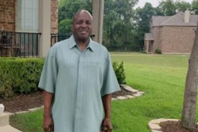 <p>Pictured: Eugene Gates Jr, the US postal worker who collapsed and died while delivering mail in Dallas, Texas amid extreme heat </p>