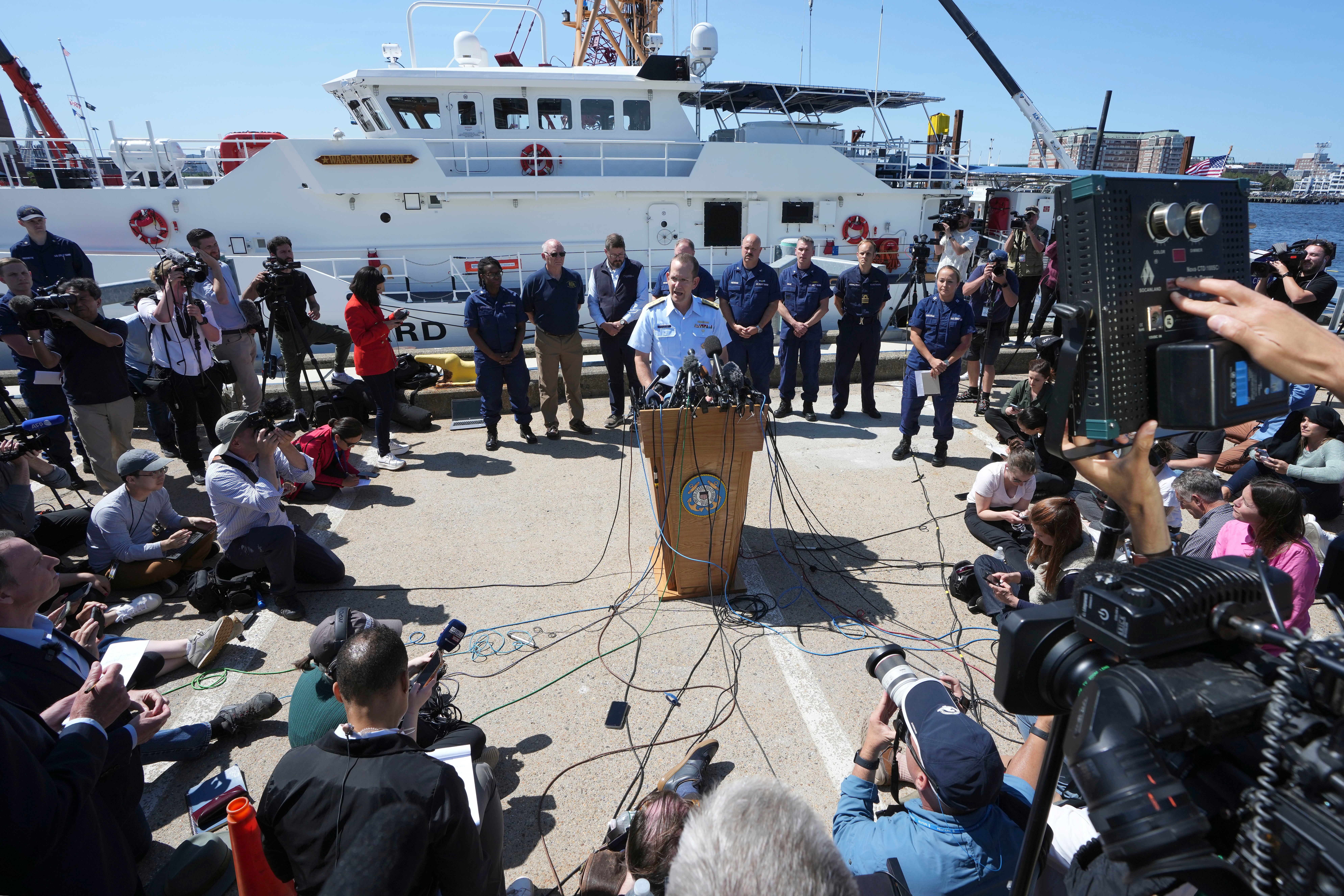 The US Coast Guard offers an update on the search