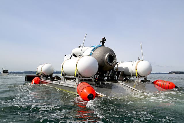 <p>The submersible Titan suffered a ‘catastrophic implosion’</p>