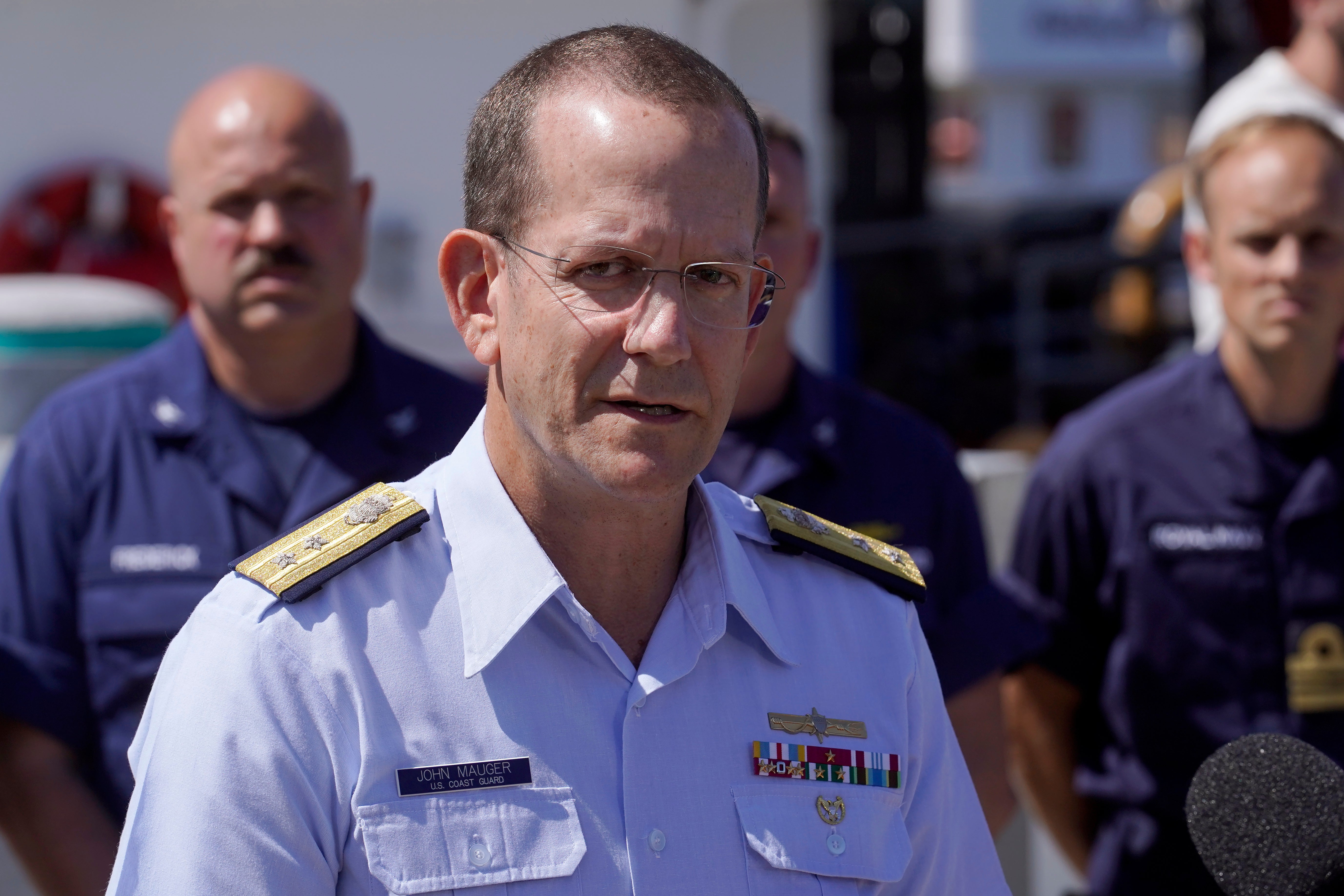 Rear admiral John Mauger of the US Coast Guard confirms the worst