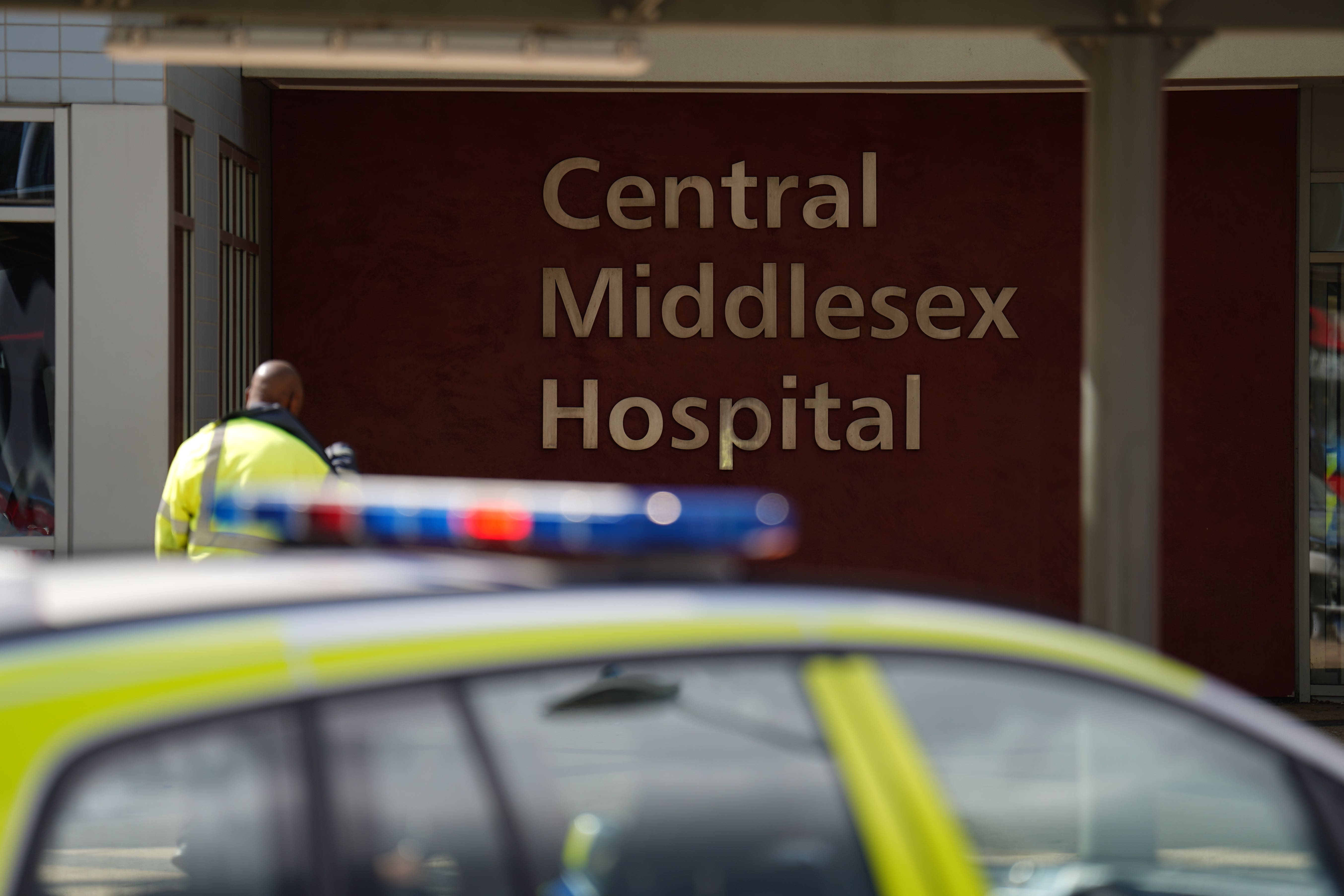 A man has been charged with three counts of attempted murder after an incident at Central Middlesex Hospital on Wednesday (James Manning/PA)