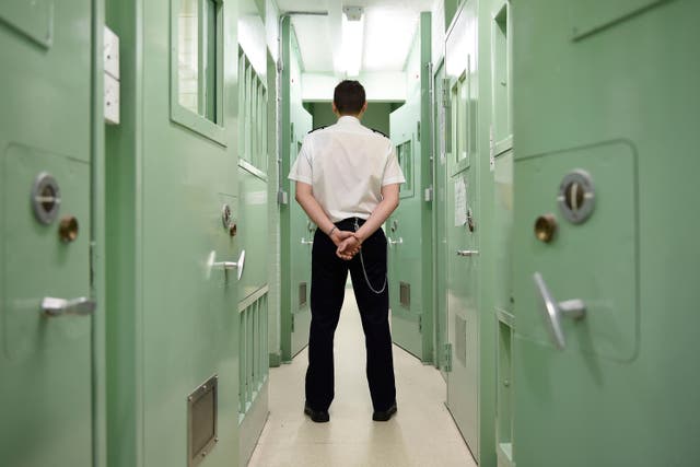 <p>The male prison population rose by 403 in a fortnight </p>