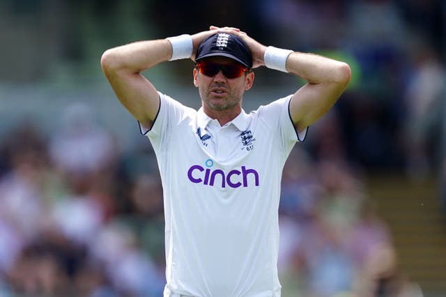 James Anderson struggled to make an impact in the first Test (Mike Egerton/PA)