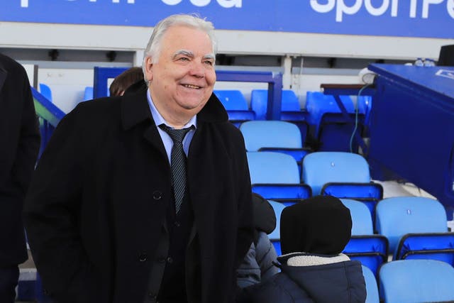 Everton chairman Bill Kenwright has spent 19 years in his current role (Peter Byrne/PA)