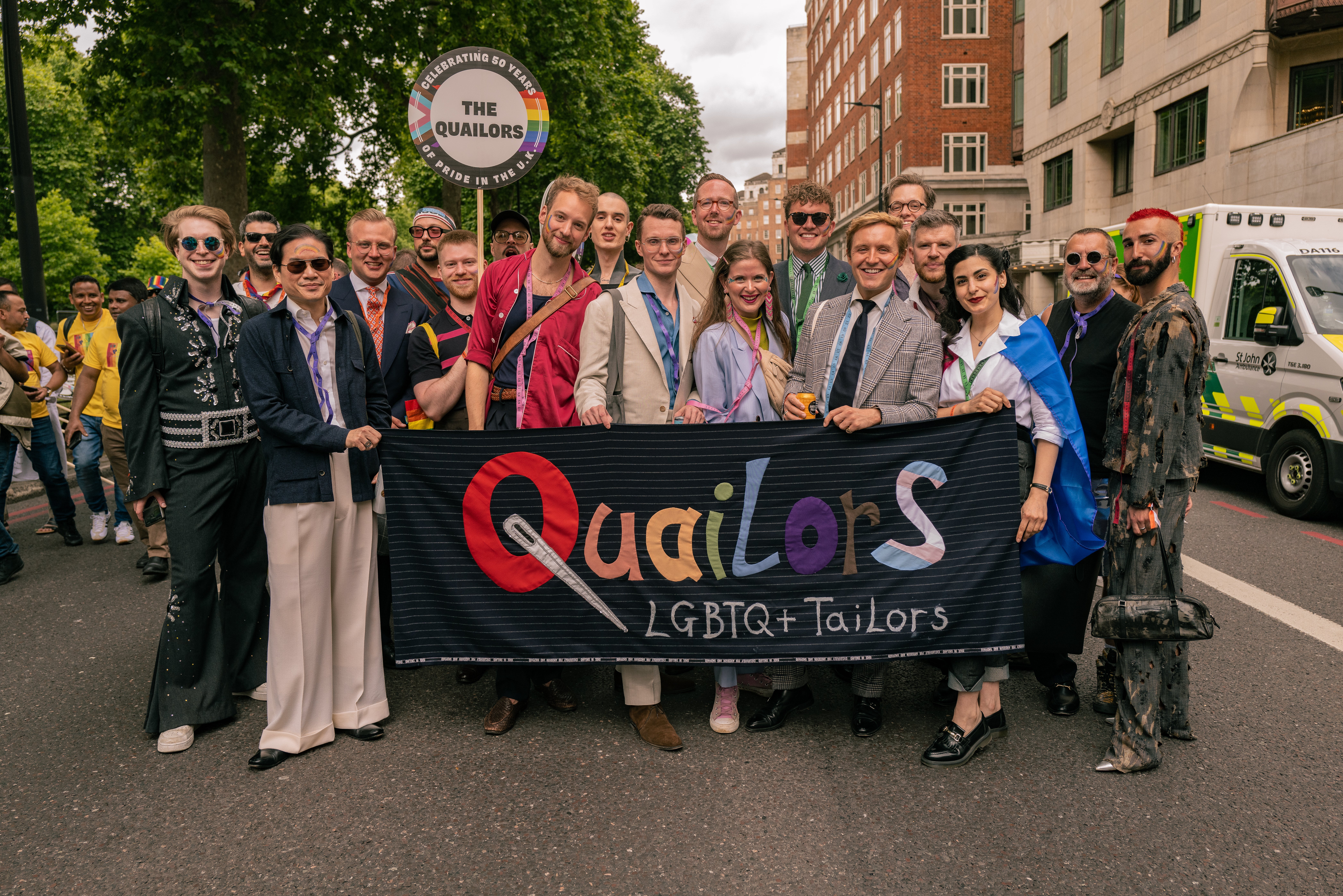 One group marching again this year is Quailors, a group of tailors and crafts people