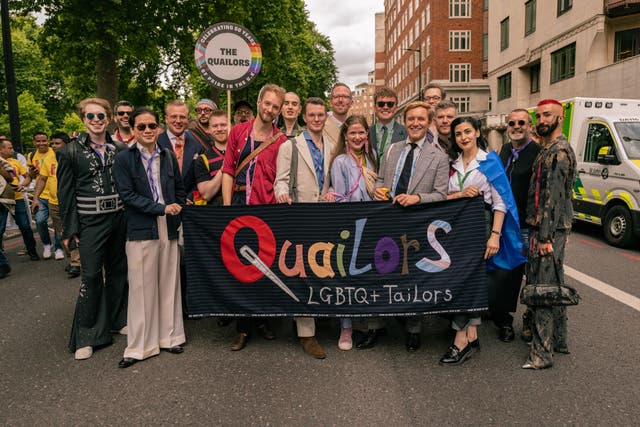 <p>One group marching again this year is Quailors, a group of tailors and crafts people </p>