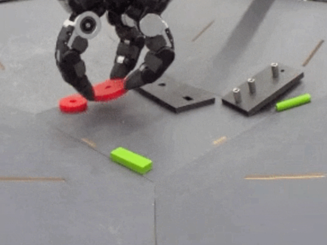 <p>DeepMind described its AI robot RoboCat as a ‘self-improving robotic agent’</p>
