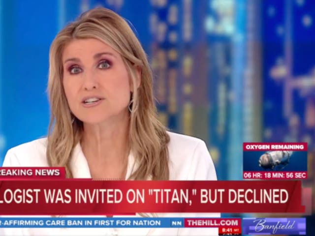<p>NewsNation aired a countdown clock for the missing Titanic sub disaster</p>