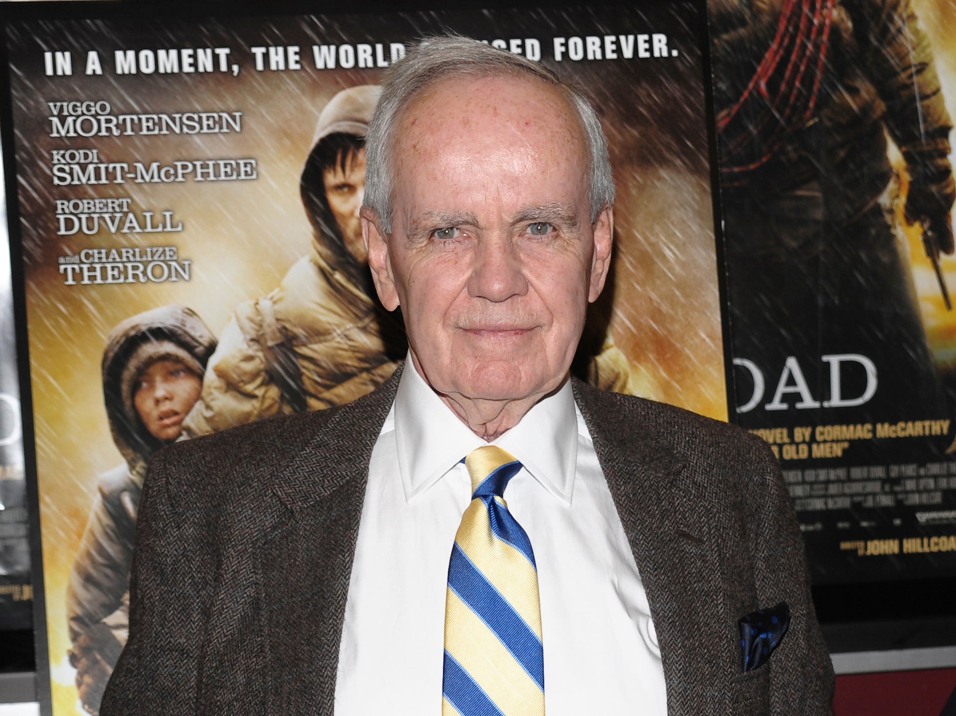 Author Cormac McCarthy at the premiere of ‘The Road’ in New York in November 2009. The novel had landed him a Pulitzer Prize three years earlier