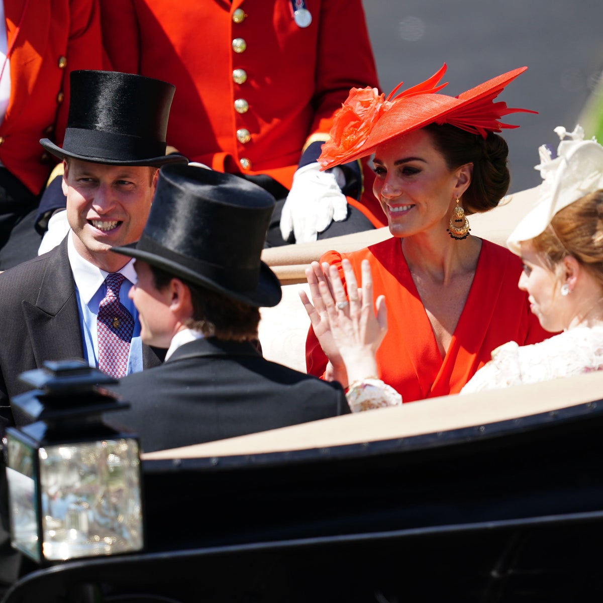 Kate and William join King and Queen for carriage procession at Royal Ascot | The Independent