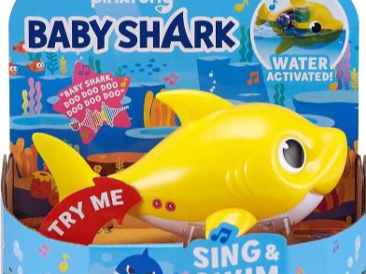 Millions of baby shark bath toys recalled over impalement risk from fin