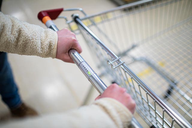 Sensors on supermarket trolleys could help spot people at risk of stroke (Liverpool John Moores University/PA)