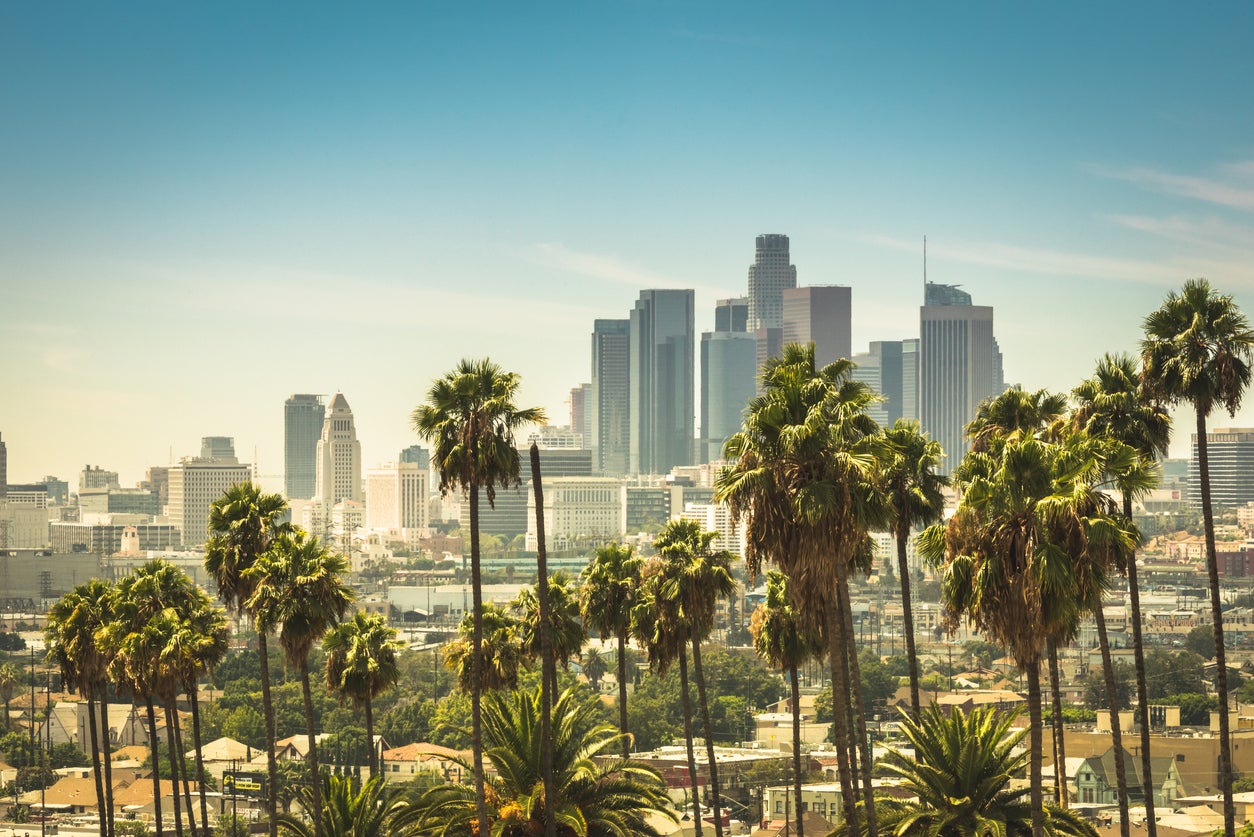 A view of LA’s Financial District