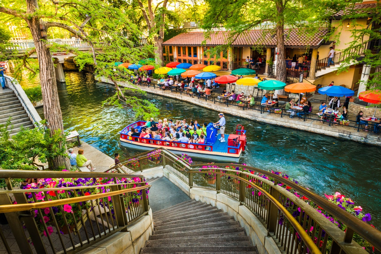 The world famous San Antonio Riverwalk is a buzzing hub of tourism