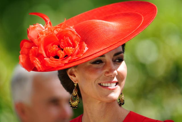 <p>Princess of Wales appeared to celebrate a Royal Ascot winner at the races on Friday 23 June </p>