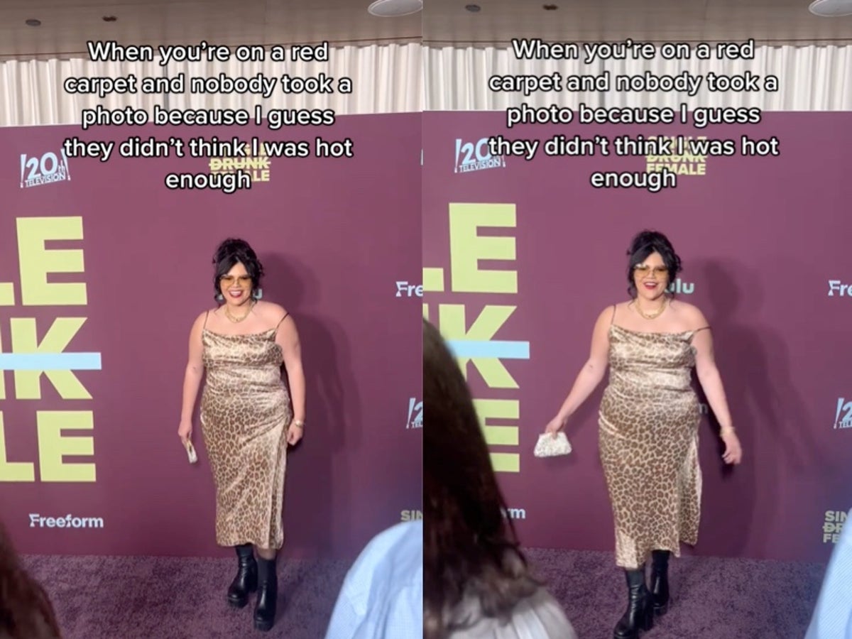 Influencer shares ‘humbling’ moment photographers ignored her as she posed on red carpet