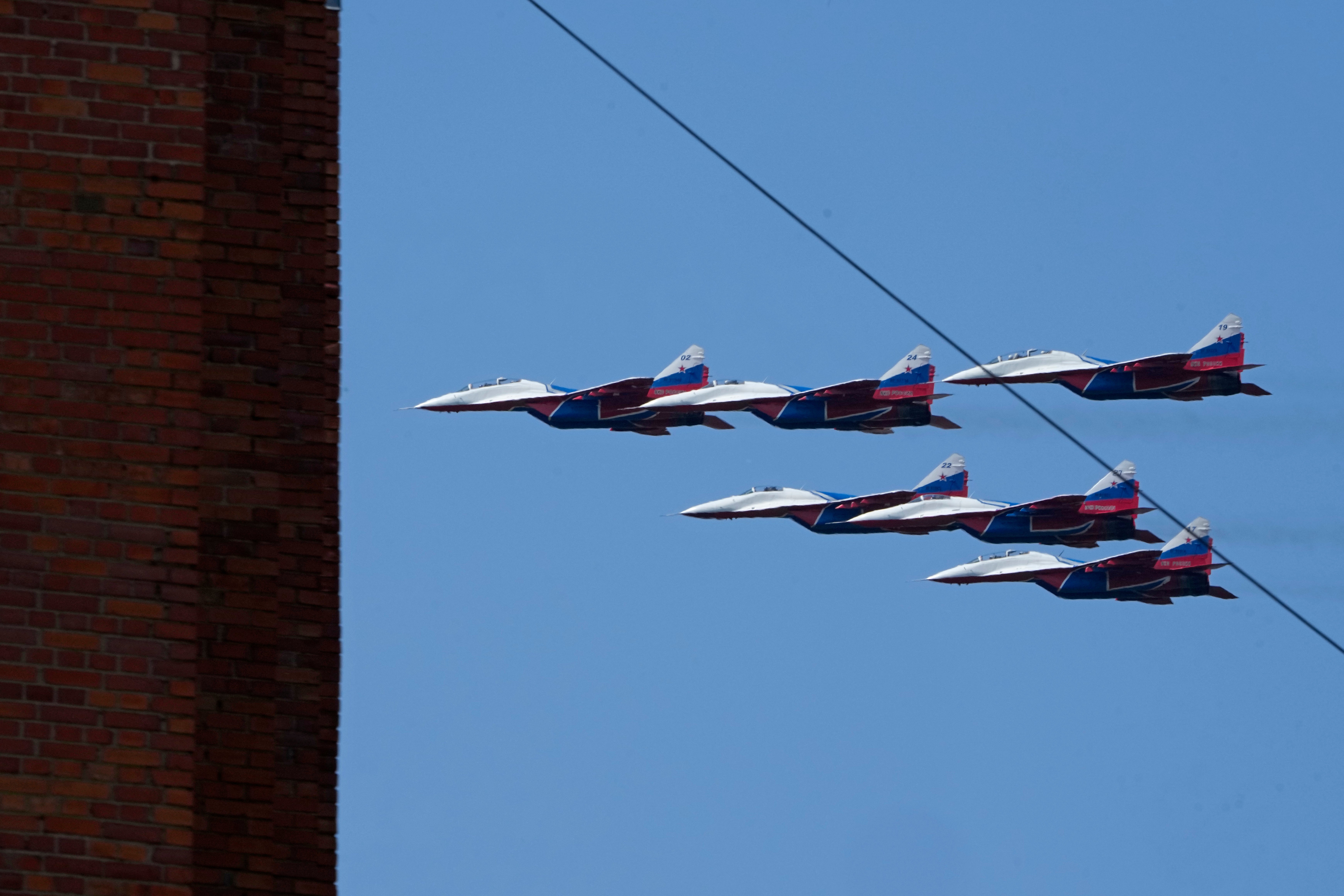 RUSIA-ESPECTÁCULO AÉREO