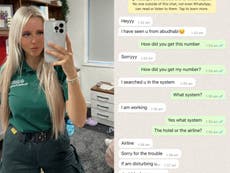 Woman says airline contractor sent her WhatsApp messages after searching database for her number: ‘Terrifying’