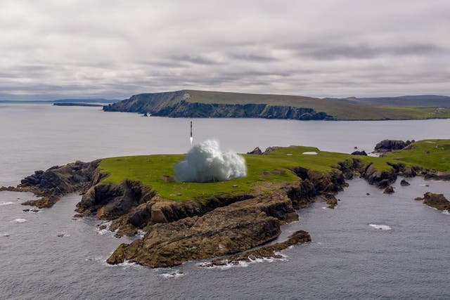 SaxaVord Spaceport is on the northernmost tip of the UK (SaxaVord/PA)