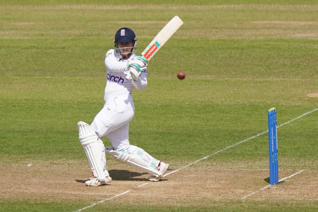 Tammy Beaumont continued to shine for England (Tim Goode/PA)