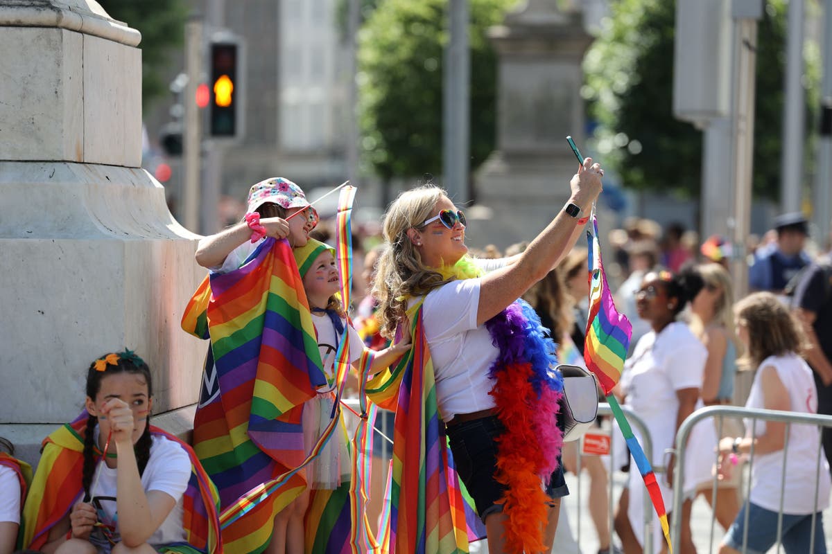 Thousands march through Dublin for Pride parade 40th anniversary The