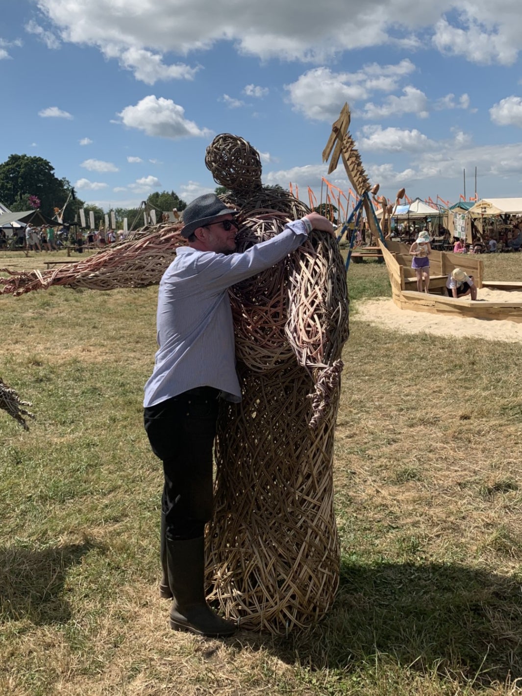 At one with the universe? Mark Beaumont embraces the Healing Fields at Glastonbury