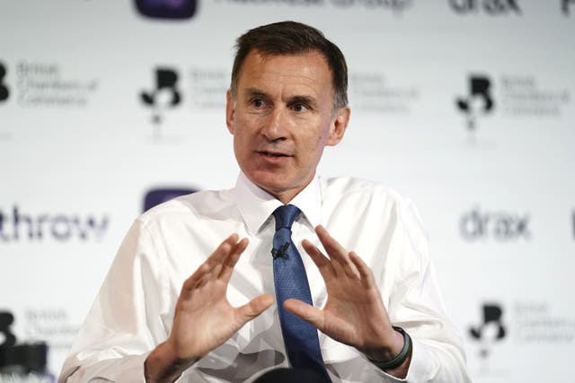 <p>Jeremy Hunt’s package of support agreed with banks on Friday have been dismissed as ‘weak’ </p>