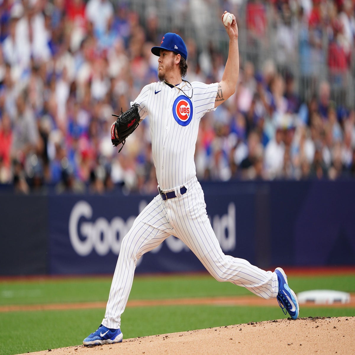 Justin Steele impressed by support for Chicago Cubs at London