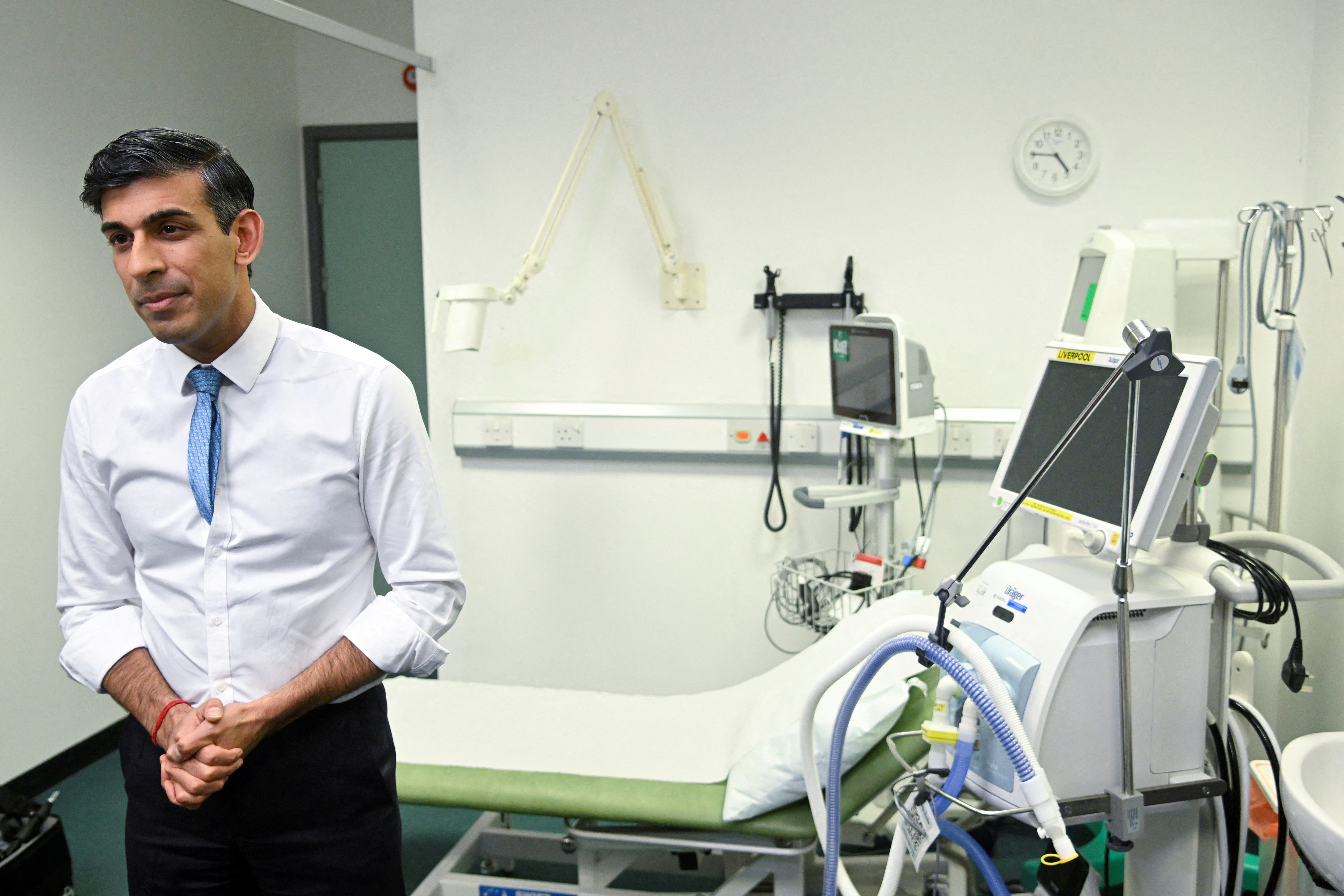 Prime Minister Rishi Sunak has outlined a 15-year plan to ‘build the health workforce of the future’ (Toby Melville/PA)