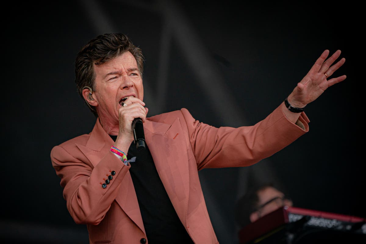 Rick Astley brands Glastonbury crowd the ‘loveliest’ ever