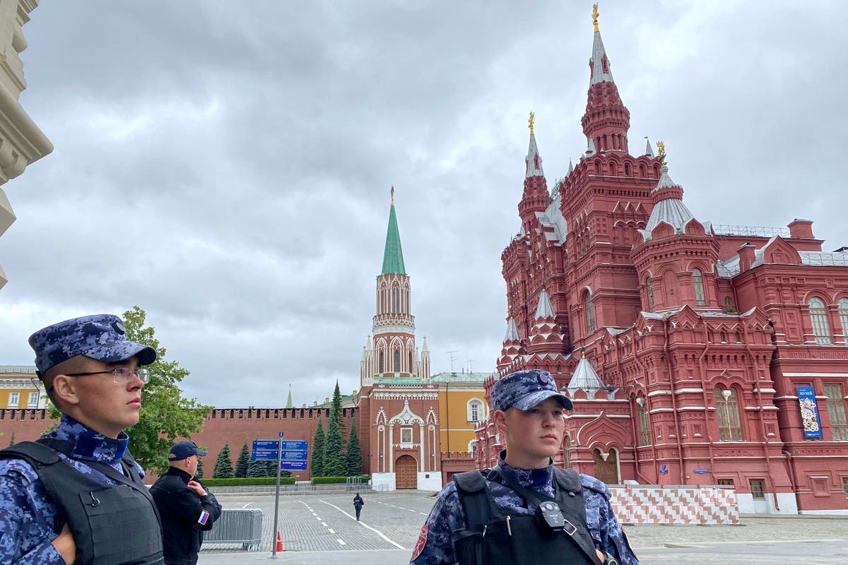 Watch live view of Kremlin day after Wagner mercenaries halt advance on Moscow