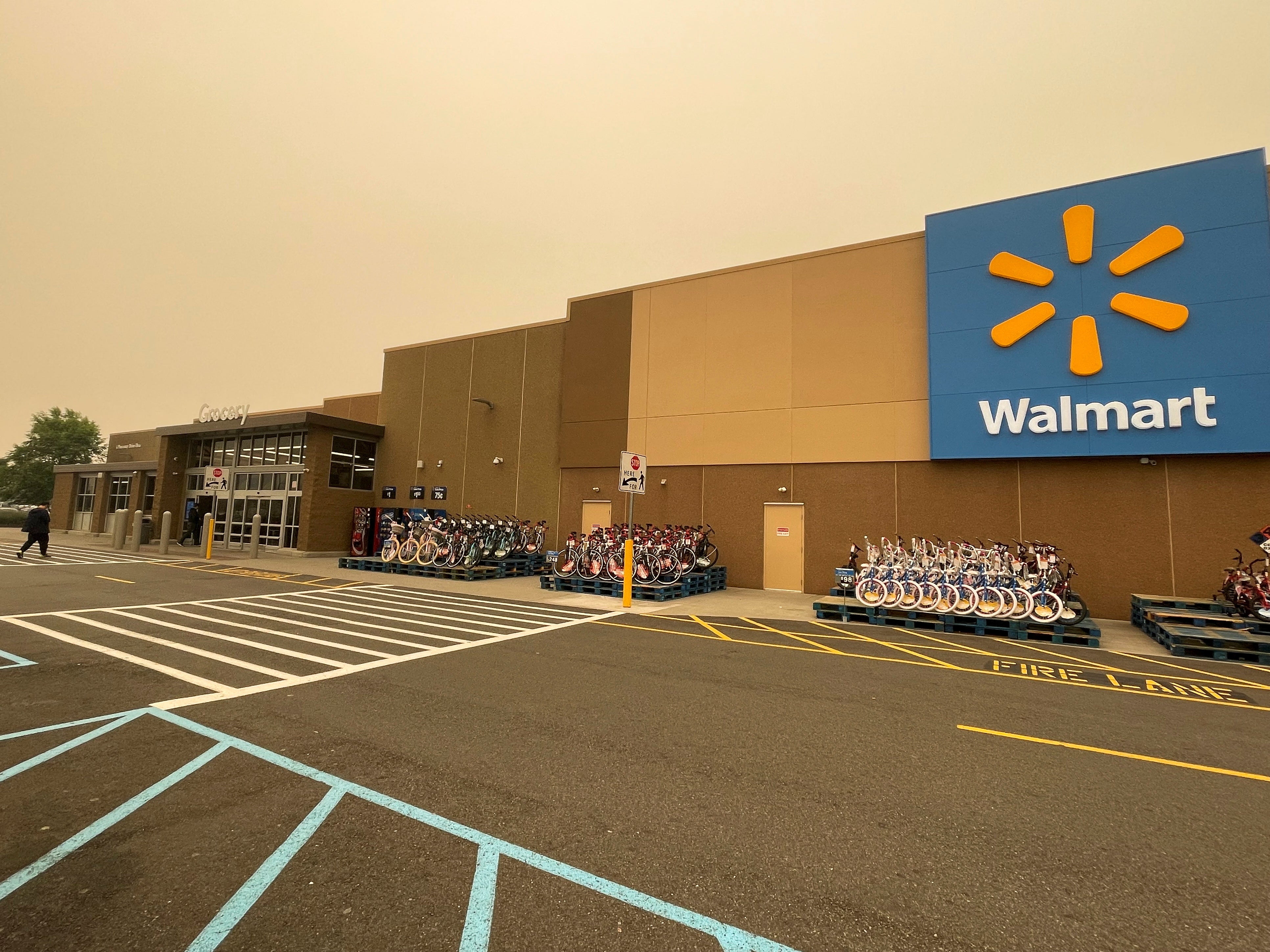 <p>A Walmart superstore (stock image) </p>