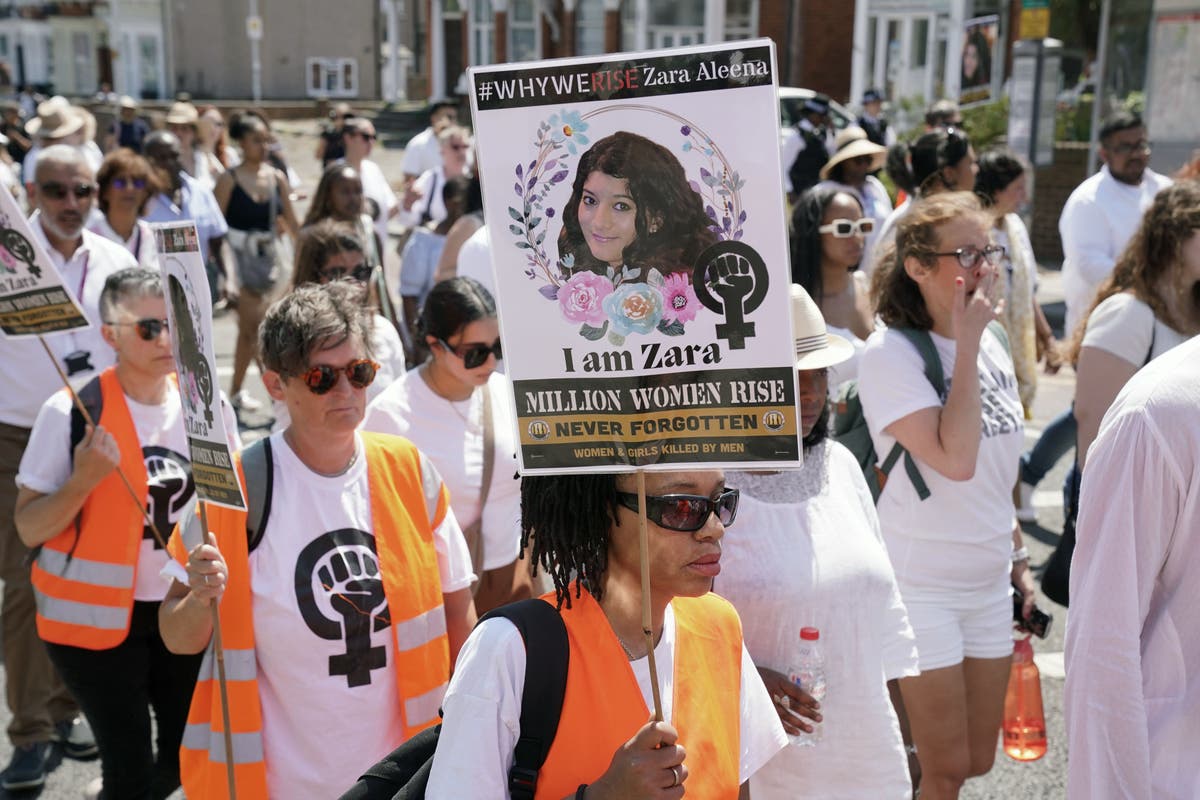 Hundreds of mourners gather for vigil to honour Zara Aleena