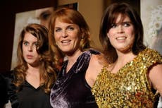 Duchess of York reveals Princess Beatrice and Princess Eugenie’s 18th birthday parties were held at teenage cancer unit