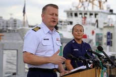 US Coast Guard ‘taking all precautions’ in case it finds bodies in Titan search