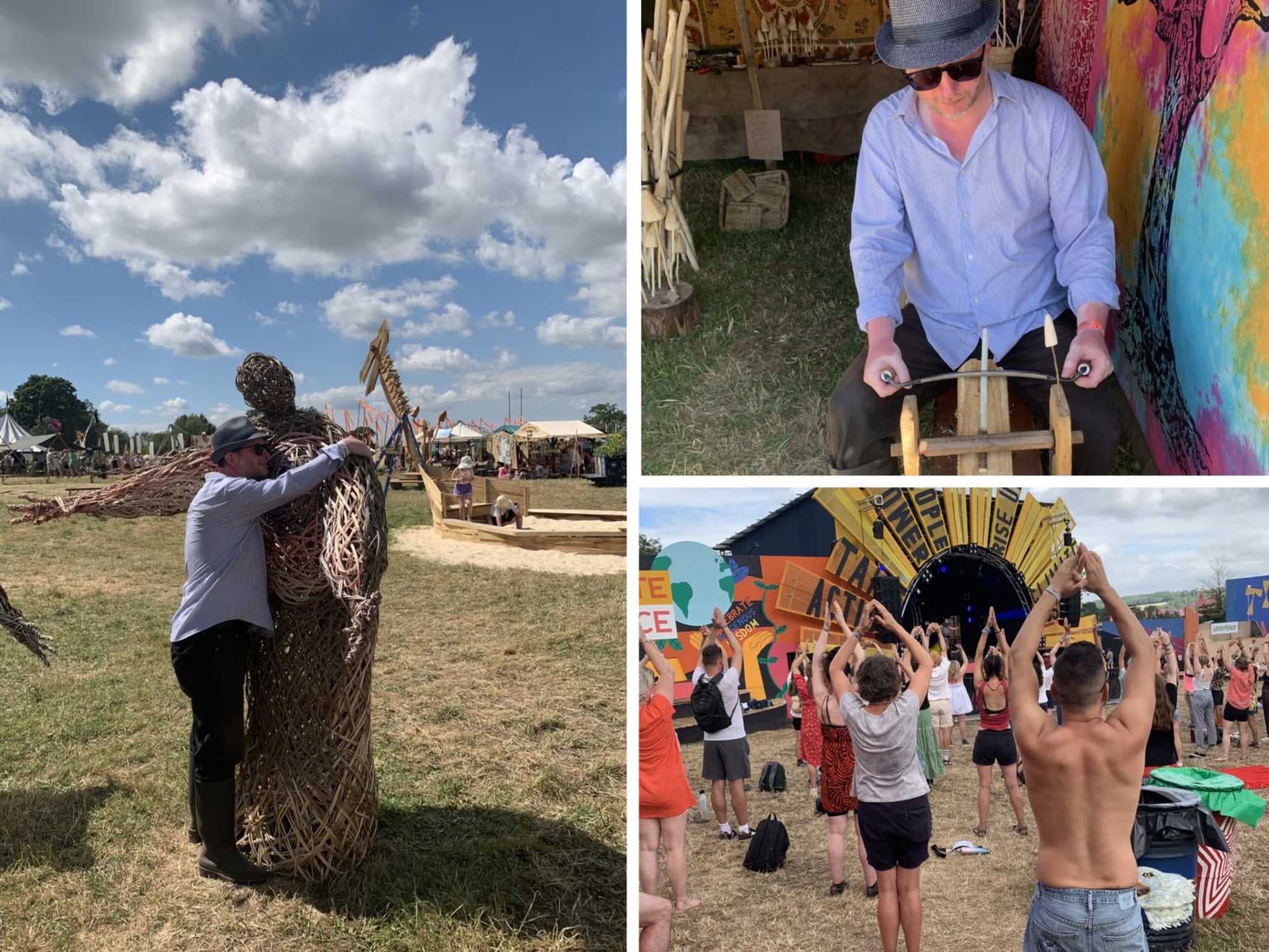 Gongs, chanting and Celtic Shamanism What I learnt from a day at the Glastonbury Healing Field