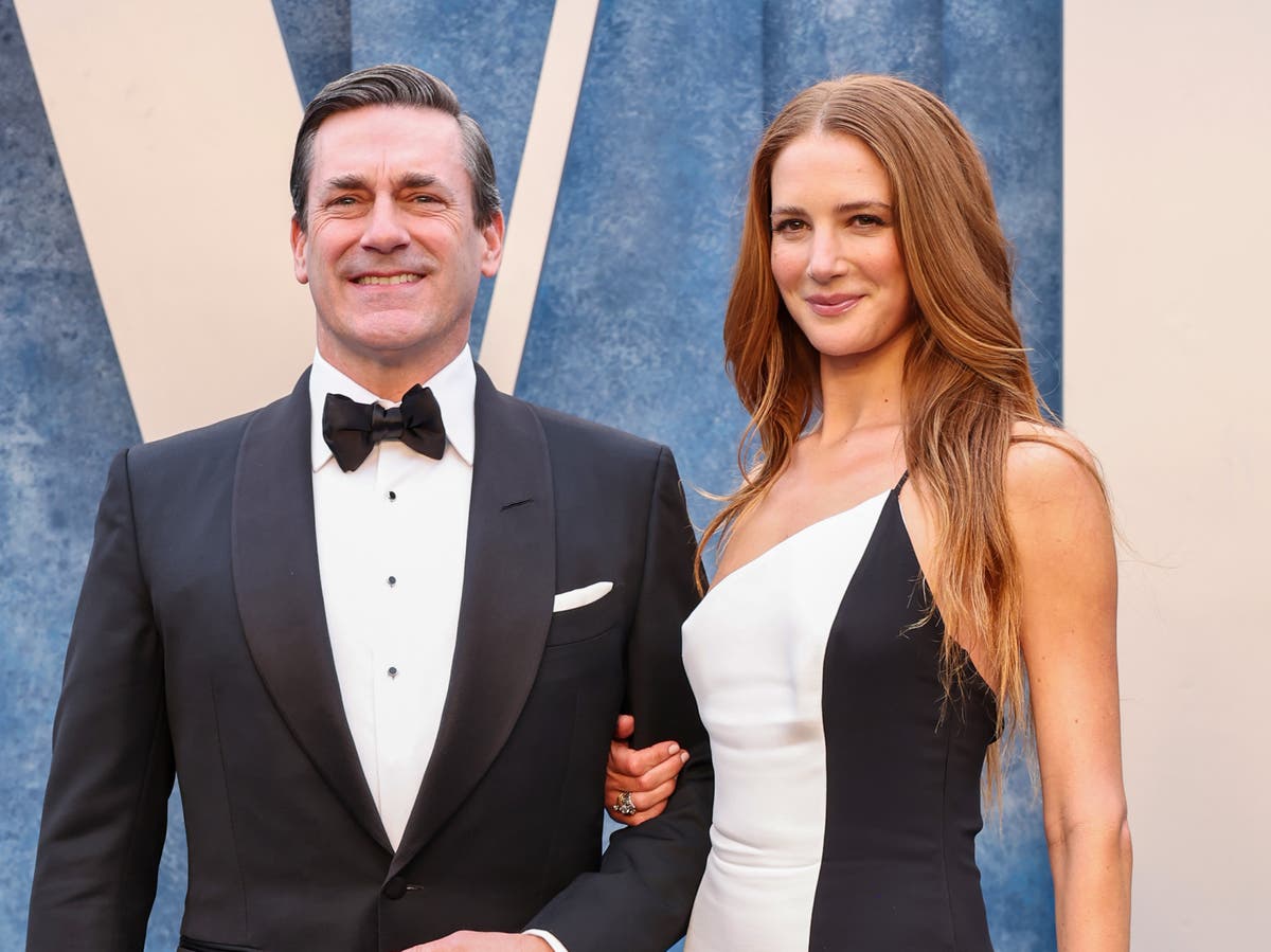 Jon Hamm and Anna Osceola wed in fateful Mad Men location | The Independent