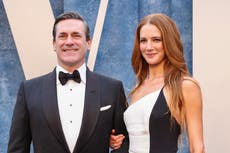 Jon Hamm and Anna Osceola wed in fateful Mad Men location