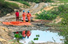 Oil spill from Shell pipeline fouls farms and a river in a long-polluted part of Nigeria