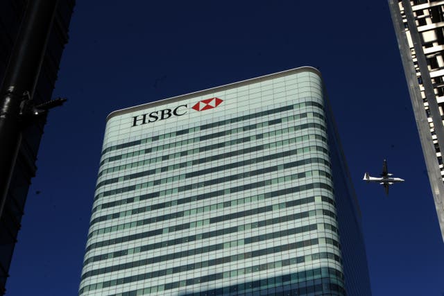 Banking giant HSBC is set to exit its Canary Wharf office and relocate to a smaller base near London’s St Paul’s (PA)