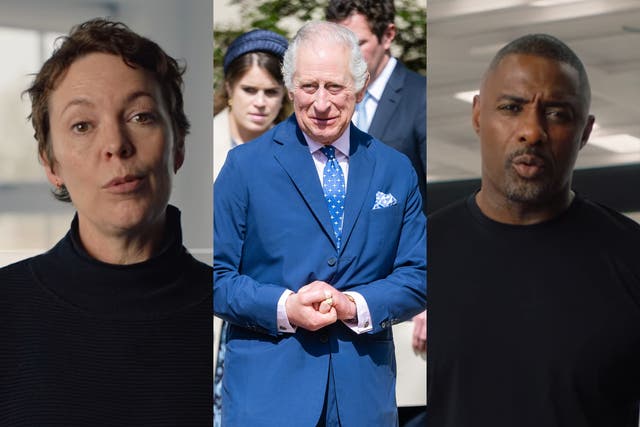 <p>Olivia Colman and Idris Elba are among celebrities and activists who quote King Charles III’s speeches about environmentalism in new YouTube channel</p>