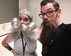 Man enters beard competitions around the world – and so does his wife