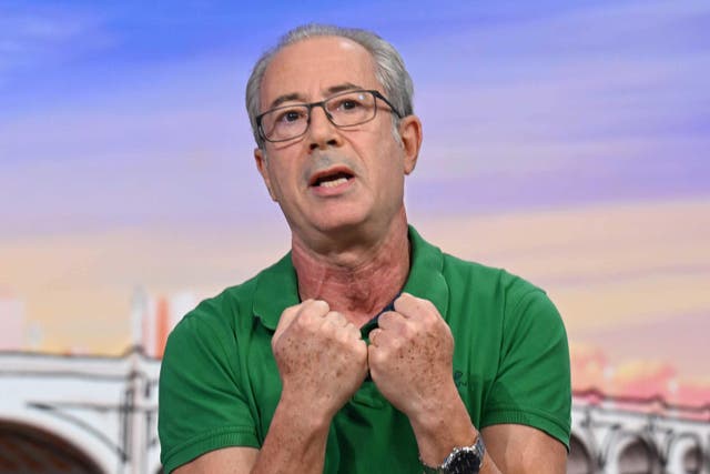 Ben Elton appeared on the BBC 1 current affairs programme, Sunday With Laura Kuenssberg (Jeff Overs/BBC/PA)