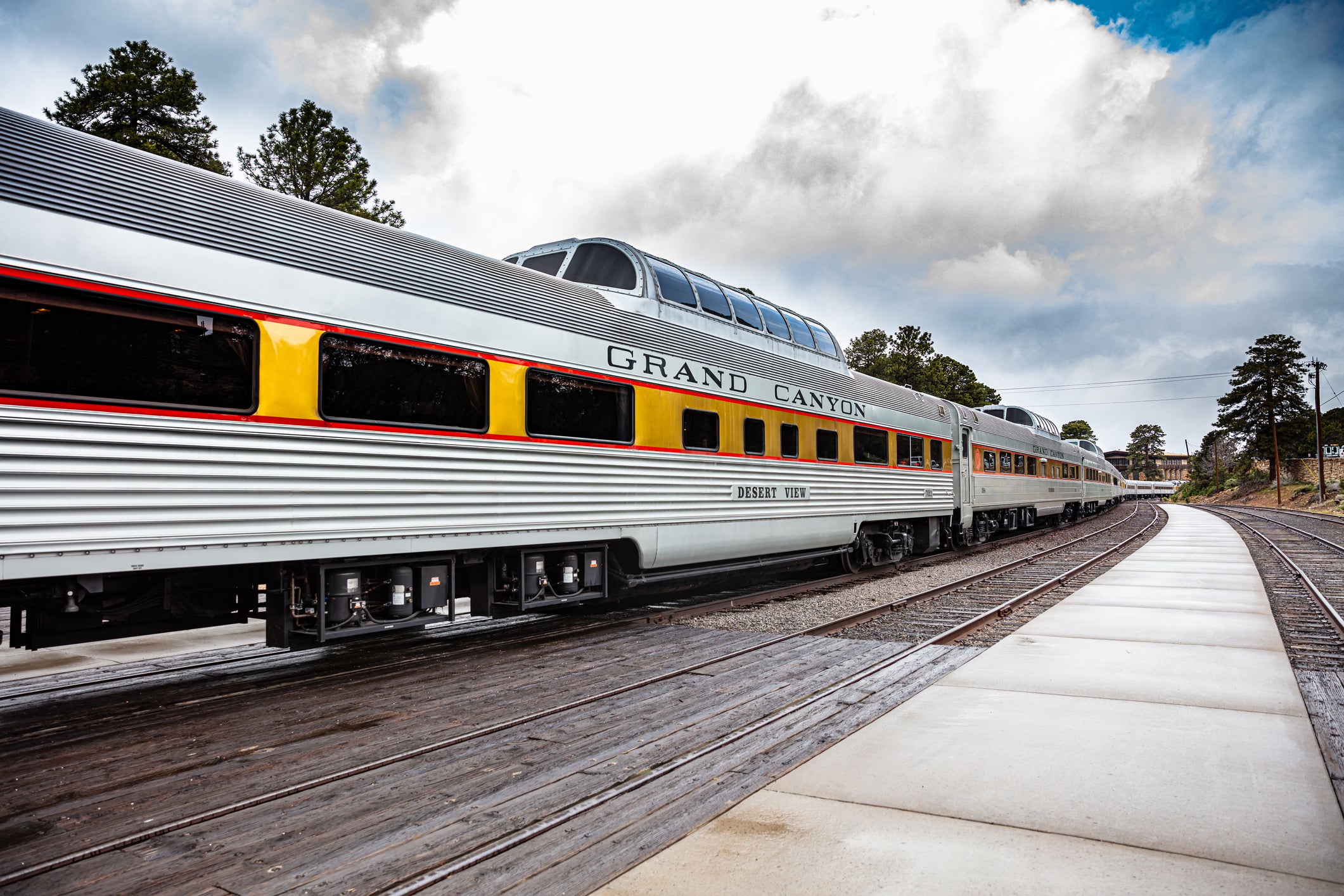 The Grand Canyon Railway has been added to the US National Register of Historic Places