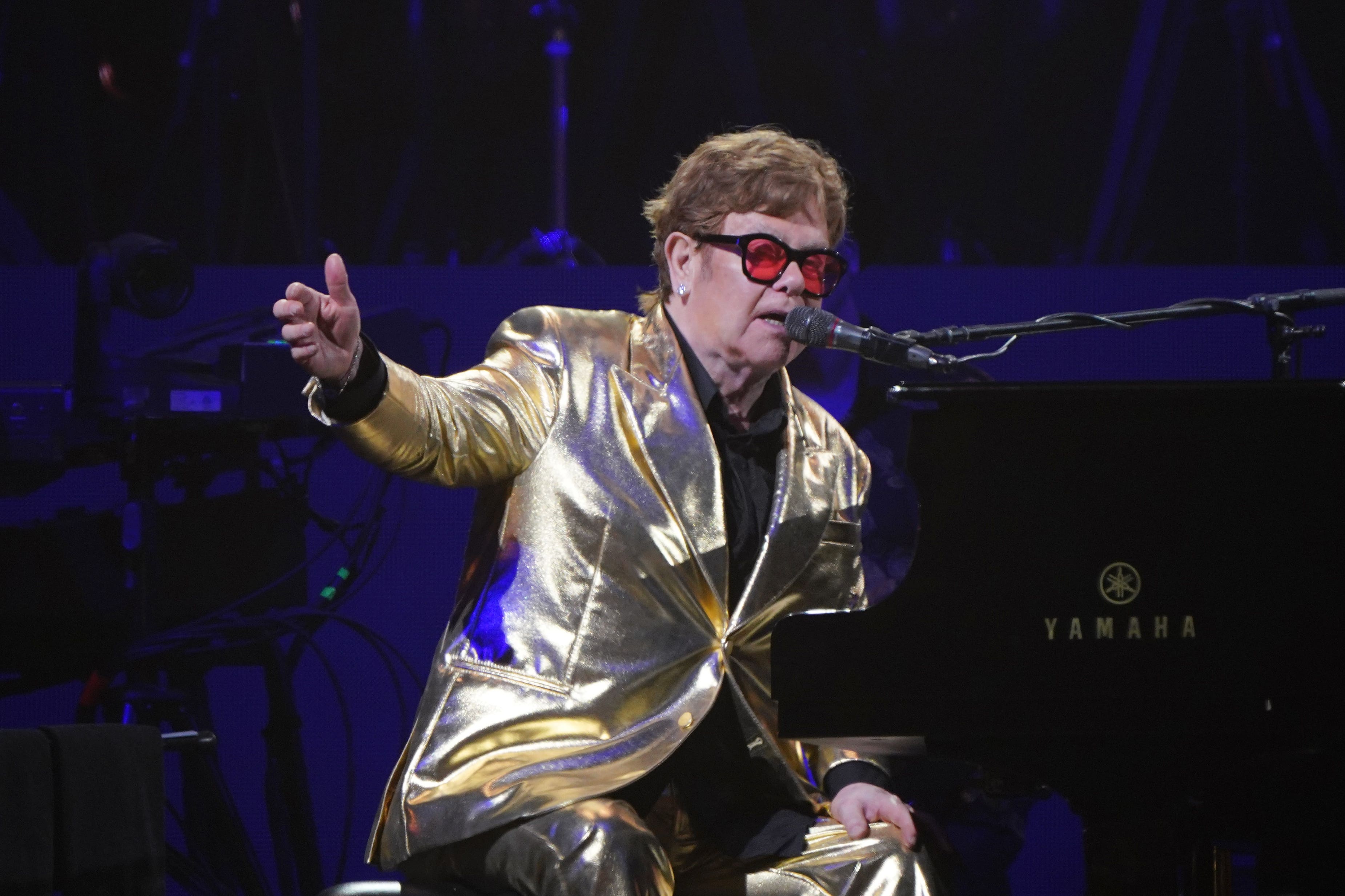 Sir Elton John has thanked his fans after his headline set at Glastonbury on Sunday night, saying they will be in his “heart and soul forever” (PA)