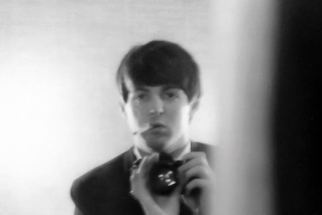 <p>Man in the mirror: a self-portrait from Paul McCartney Photographs 1963-64: Eyes of the Storm exhibition at the National Portrait Gallery</p>