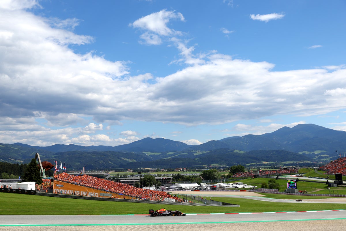 What time is F1 qualifying today at the Austrian Grand Prix?