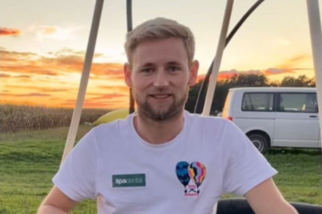 <p>A 25-year-old man who died in a hot air balloon accident has been named as Peter Gregory, from the Cotswolds</p>