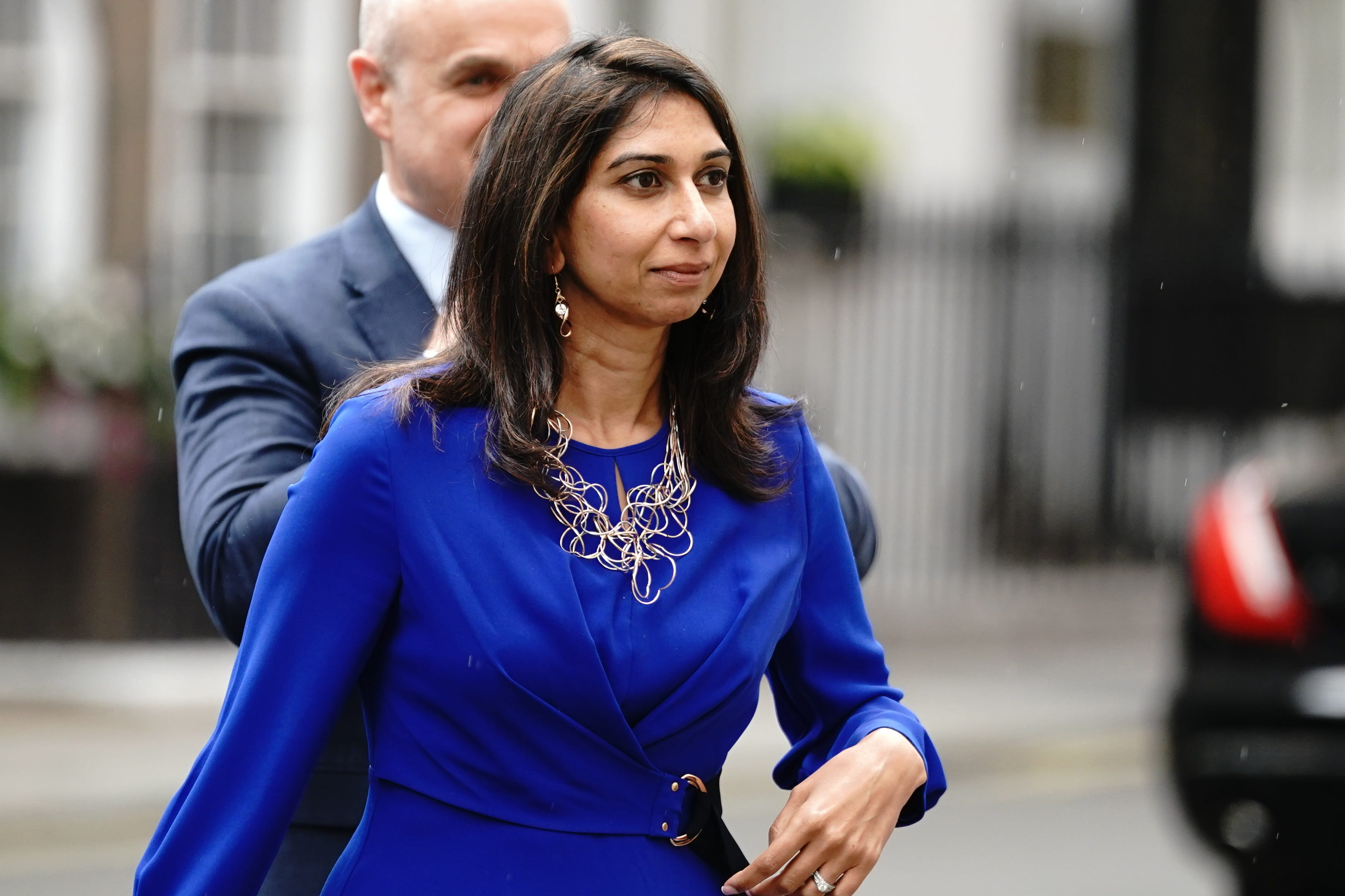Suella Braverman urged MPs and peers to back the Bill to stop the boats (Victoria Jones/PA)
